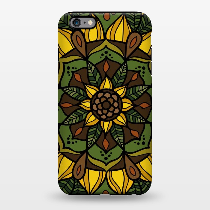 iPhone 6/6s plus StrongFit Sunflower Mandala by Majoih