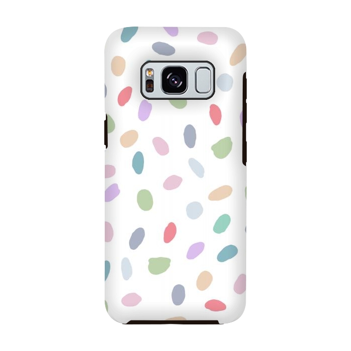 Galaxy S8 StrongFit Color Oval Dots by Creativeaxle
