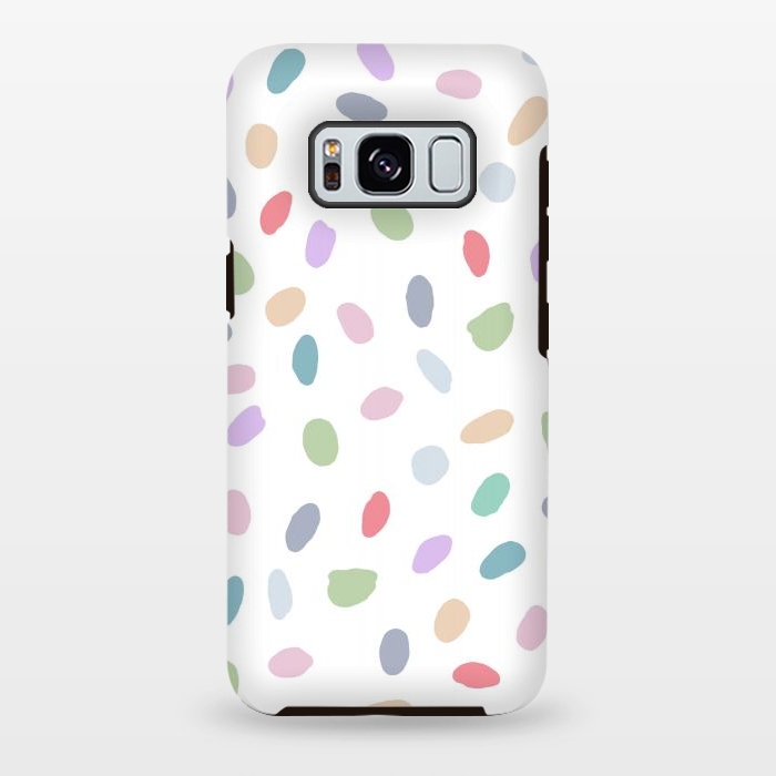 Galaxy S8 plus StrongFit Color Oval Dots by Creativeaxle