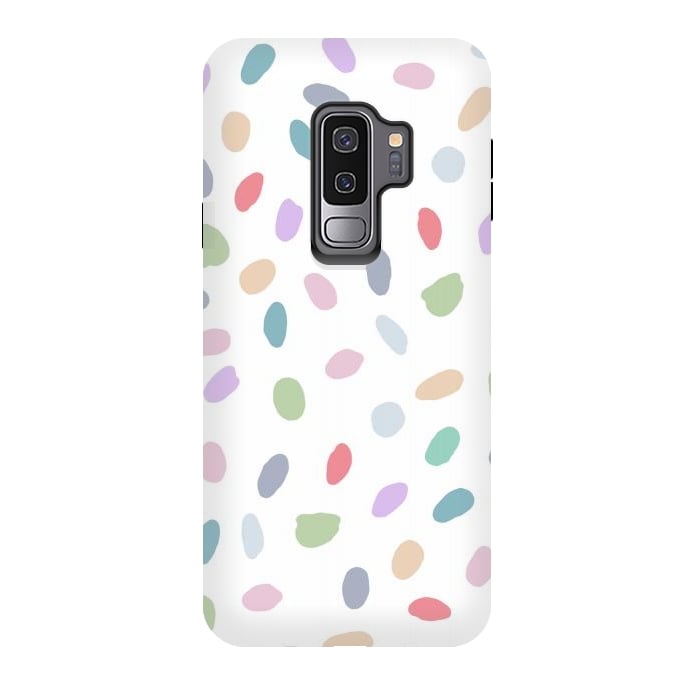 Galaxy S9 plus StrongFit Color Oval Dots by Creativeaxle