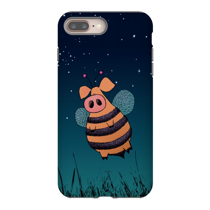 iPhone 7 plus StrongFit Bumblepig by Mangulica