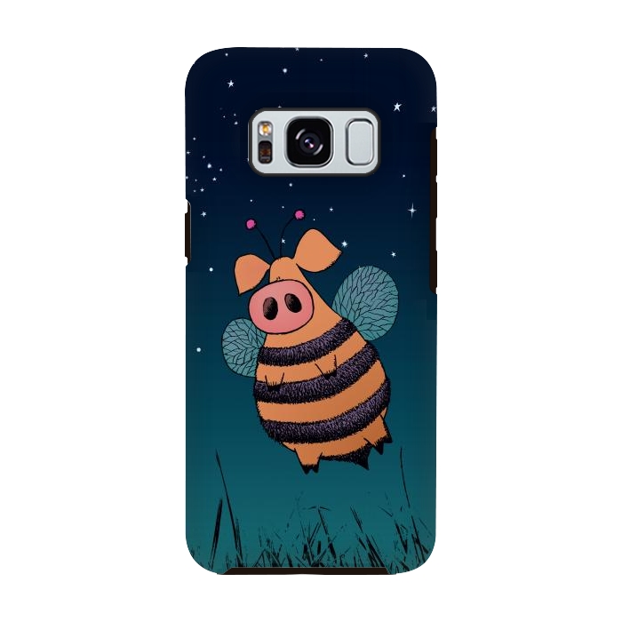 Galaxy S8 StrongFit Bumblepig by Mangulica