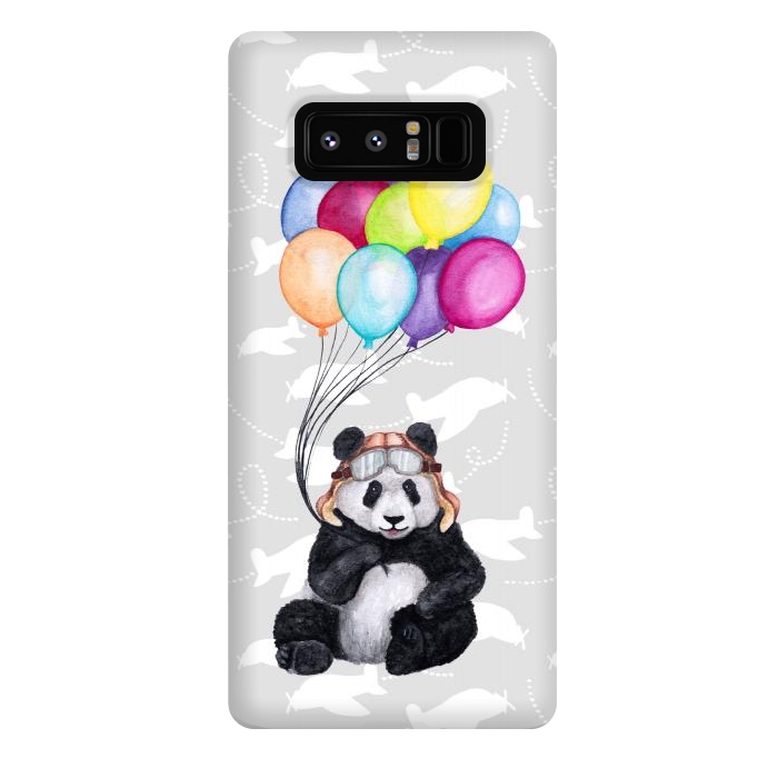 Galaxy Note 8 StrongFit Aviator Panda by gingerlique