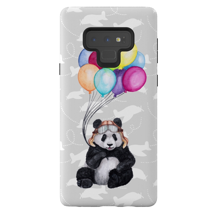 Galaxy Note 9 StrongFit Aviator Panda by gingerlique