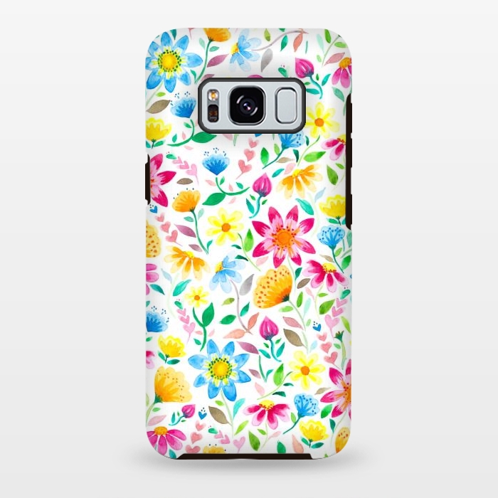 Galaxy S8 plus StrongFit Flower Power Garden by gingerlique