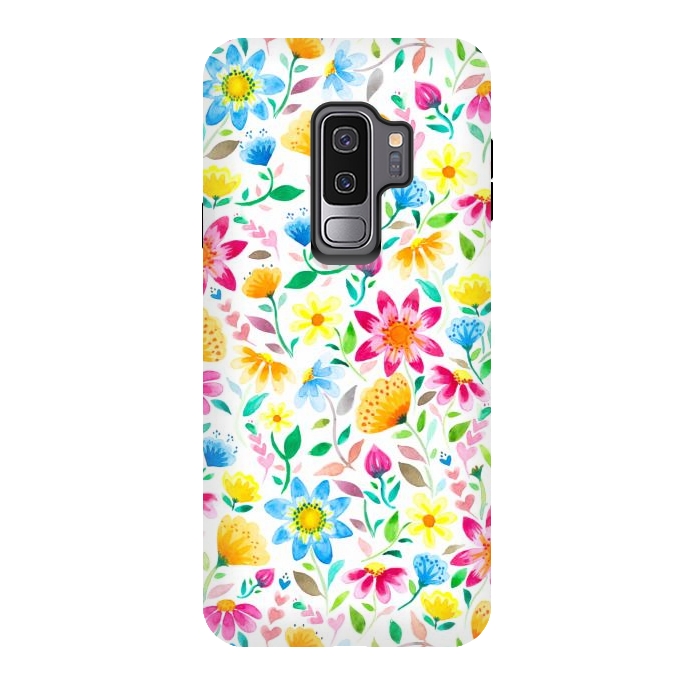 Galaxy S9 plus StrongFit Flower Power Garden by gingerlique