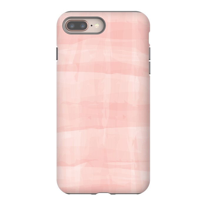 iPhone 7 plus StrongFit Pink Strokes by Majoih