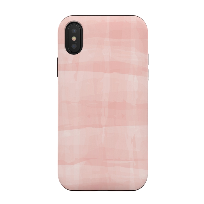 iPhone Xs / X StrongFit Pink Strokes by Majoih