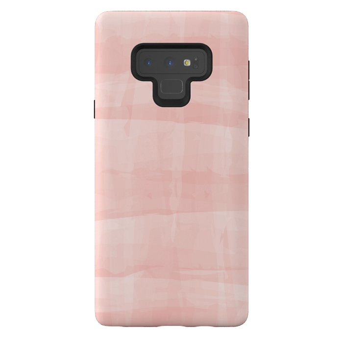 Galaxy Note 9 StrongFit Pink Strokes by Majoih