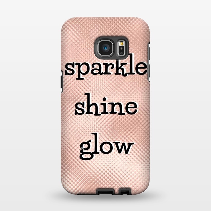 Galaxy S7 EDGE StrongFit Sparkle Shine Glow by Martina