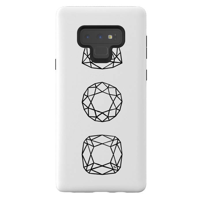 Galaxy Note 9 StrongFit Black Diamonds by Martina
