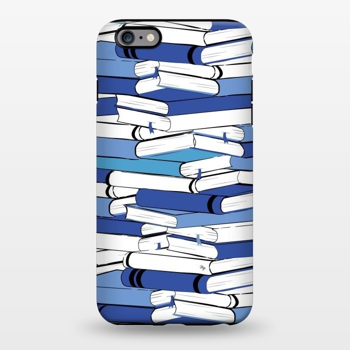 iPhone 6/6s plus StrongFit Blue Books by Martina