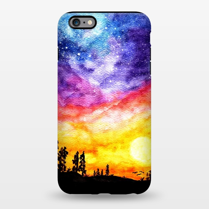 iPhone 6/6s plus StrongFit Galaxy Sunset Dream  by Tigatiga