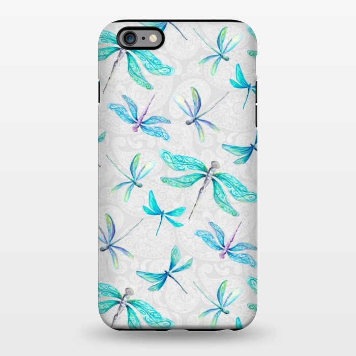 iPhone 6/6s plus StrongFit Dragonfly Paisley by gingerlique
