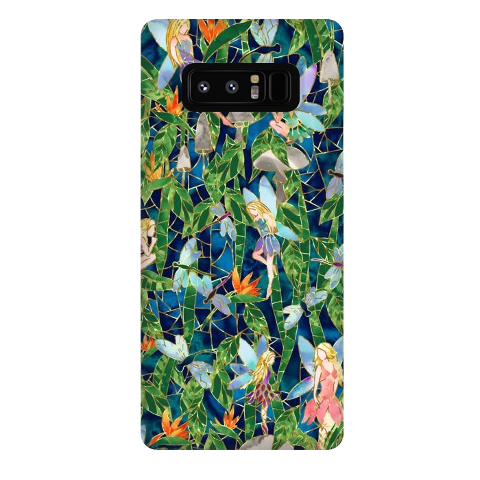 Galaxy Note 8 StrongFit Emerald Forest Fairies by gingerlique