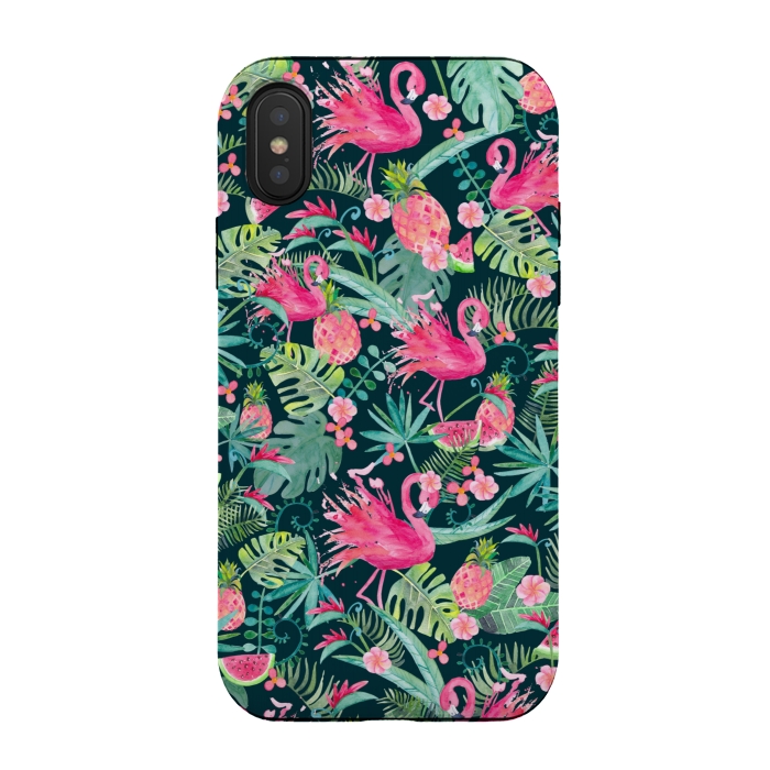 iPhone Xs / X StrongFit Tropical Summer by gingerlique