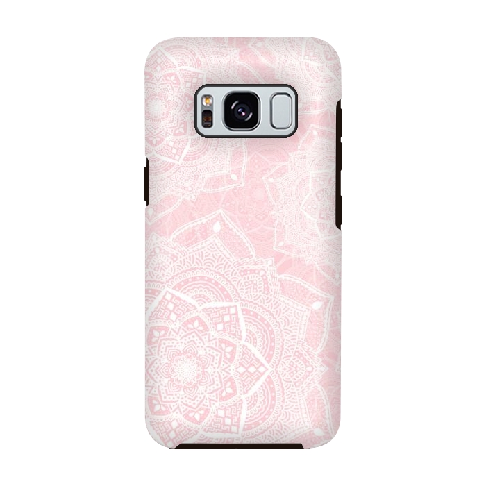 Galaxy S8 StrongFit Pink mandalas by Jms