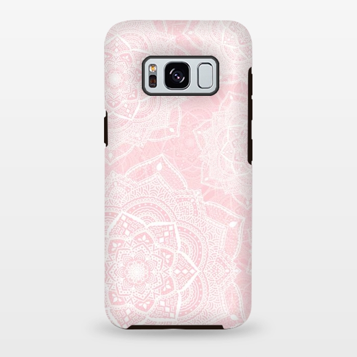 Galaxy S8 plus StrongFit Pink mandalas by Jms