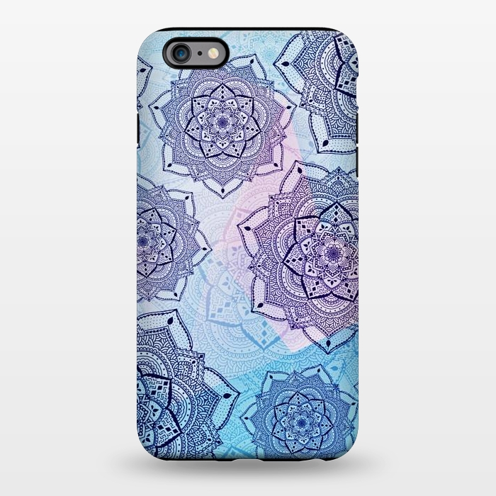 iPhone 6/6s plus StrongFit Blue purple mandalas by Jms