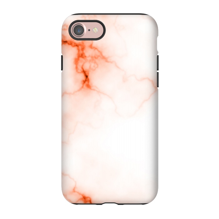 iPhone 7 StrongFit Orange Marble by Creativeaxle