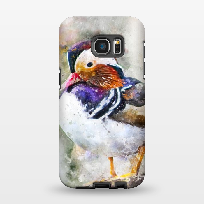 Galaxy S7 EDGE StrongFit Mandarin Duck by Creativeaxle