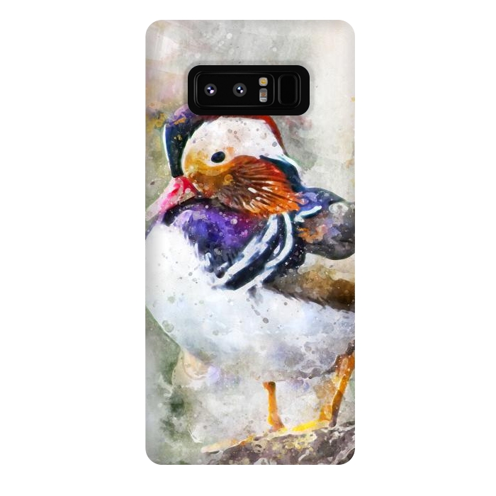 Galaxy Note 8 StrongFit Mandarin Duck by Creativeaxle
