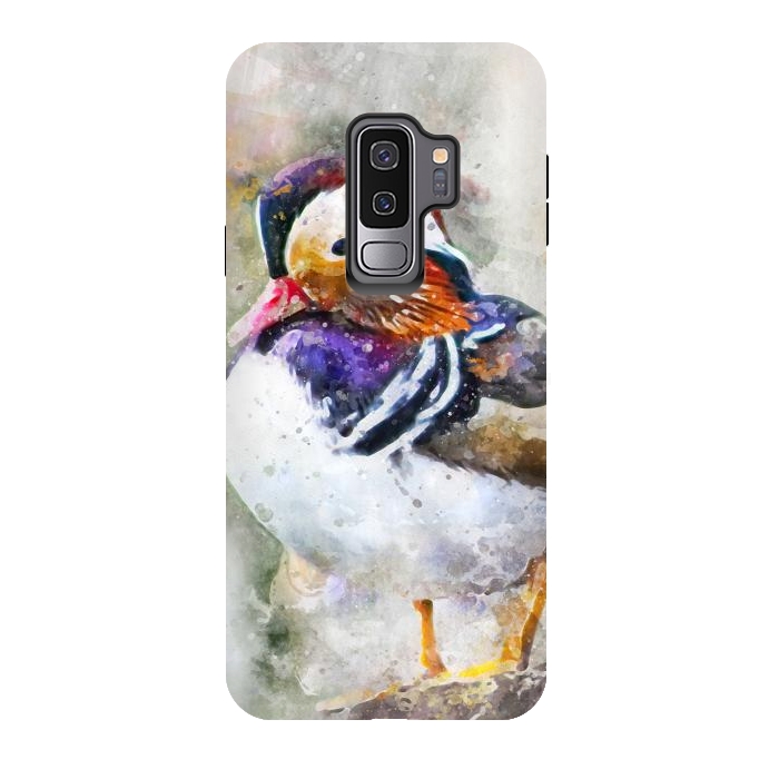 Galaxy S9 plus StrongFit Mandarin Duck by Creativeaxle