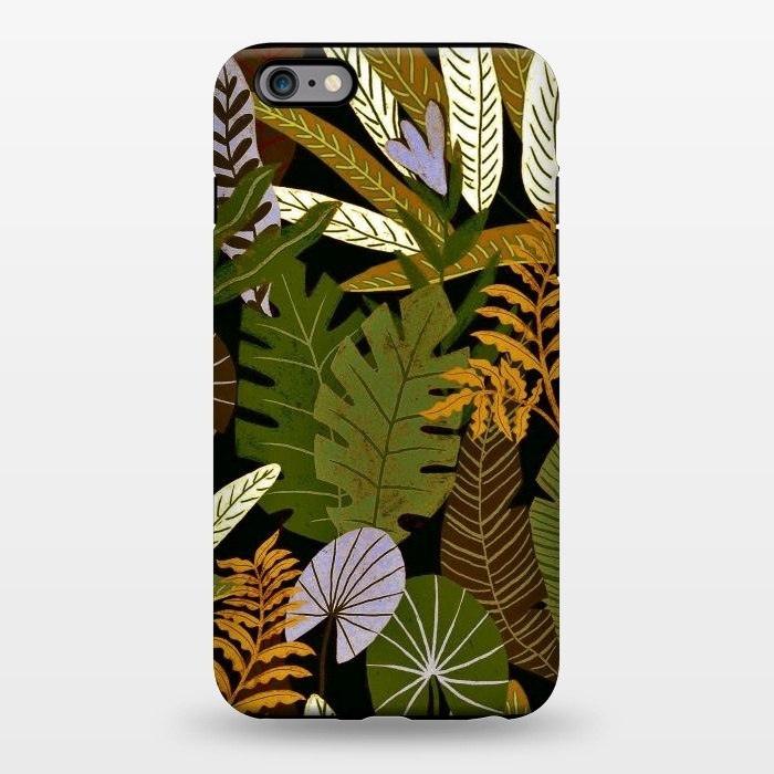iPhone 6/6s plus StrongFit Green Aloha Tropical Jungle by  Utart
