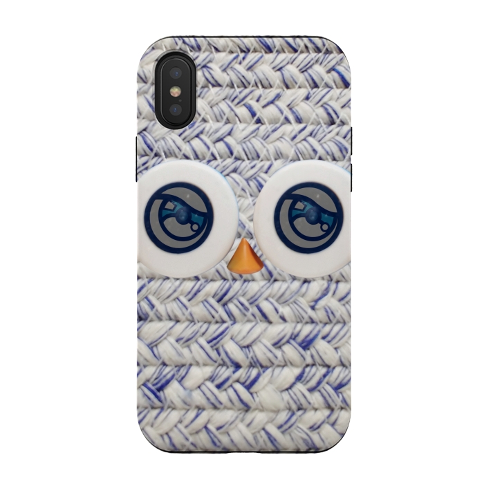 iPhone Xs / X StrongFit CUTE OWL by Michael Cheung