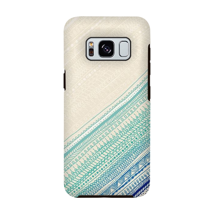 Galaxy S8 StrongFit Ocean Tribal by Tangerine-Tane
