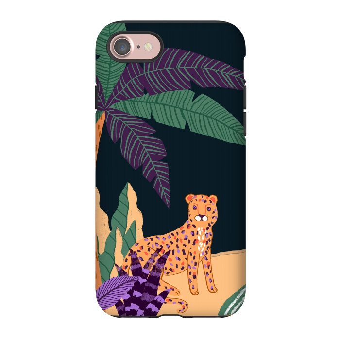 iPhone 7 StrongFit Cheetah on Tropical Beach by  Utart