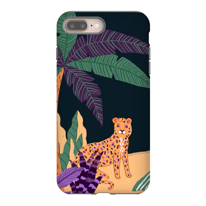 iPhone 7 plus StrongFit Cheetah on Tropical Beach by  Utart