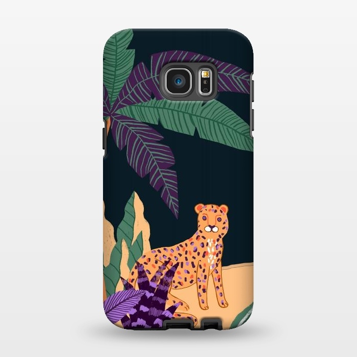 Galaxy S7 EDGE StrongFit Cheetah on Tropical Beach by  Utart