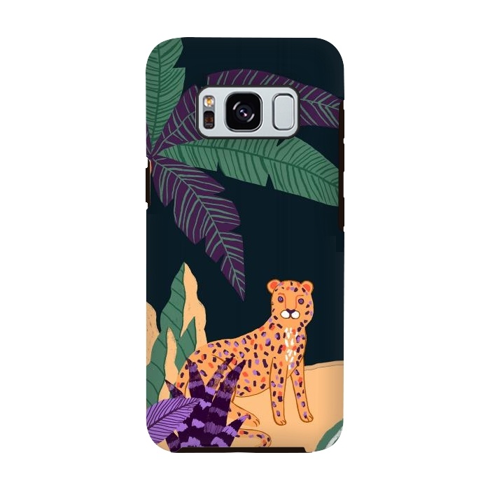 Galaxy S8 StrongFit Cheetah on Tropical Beach by  Utart