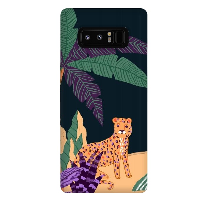 Galaxy Note 8 StrongFit Cheetah on Tropical Beach by  Utart