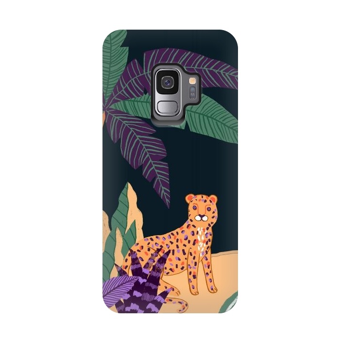 Galaxy S9 StrongFit Cheetah on Tropical Beach by  Utart