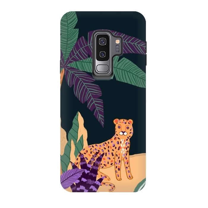 Galaxy S9 plus StrongFit Cheetah on Tropical Beach by  Utart