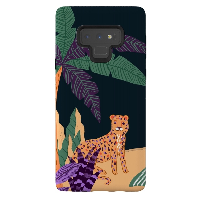 Galaxy Note 9 StrongFit Cheetah on Tropical Beach by  Utart