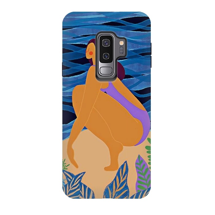 Galaxy S9 plus StrongFit Eve - Girl on Tropical Jungle Beach by  Utart