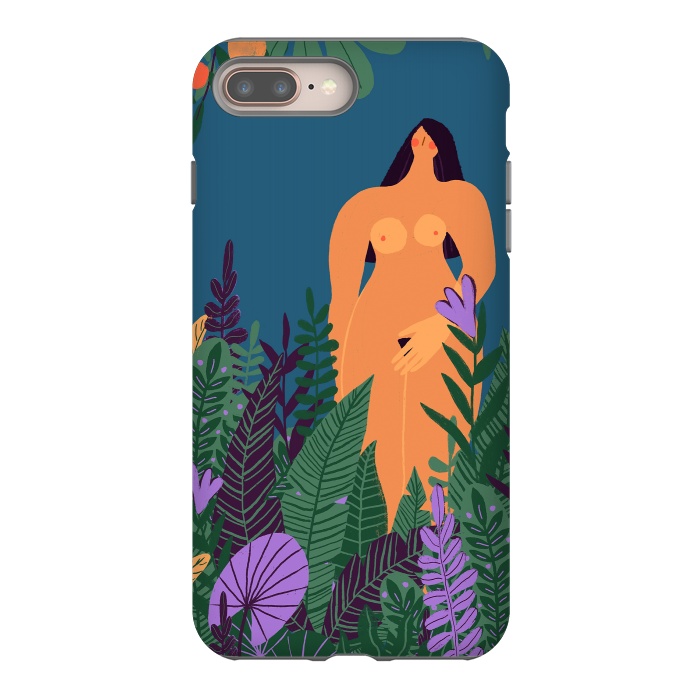 iPhone 7 plus StrongFit Eve - Nude Woman in Tropical Jungle by  Utart