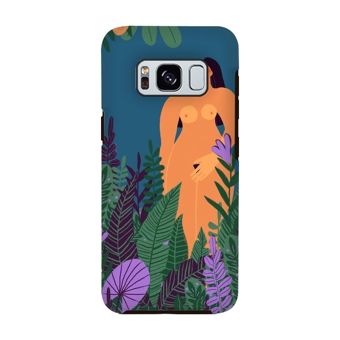 Galaxy S8 StrongFit Eve - Nude Woman in Tropical Jungle by  Utart