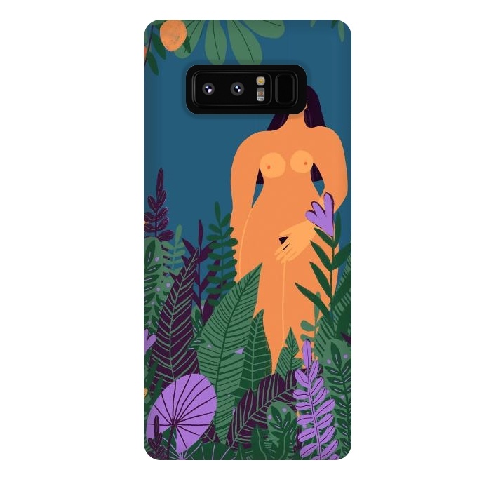 Galaxy Note 8 StrongFit Eve - Nude Woman in Tropical Jungle by  Utart