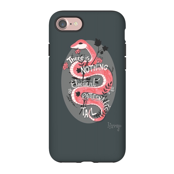 iPhone 7 StrongFit There is nothing as eloquent as a rattlesnake's tail by Jelena Obradovic