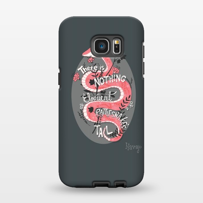 Galaxy S7 EDGE StrongFit There is nothing as eloquent as a rattlesnake's tail by Jelena Obradovic