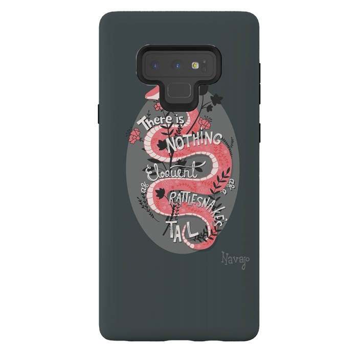 Galaxy Note 9 StrongFit There is nothing as eloquent as a rattlesnake's tail by Jelena Obradovic