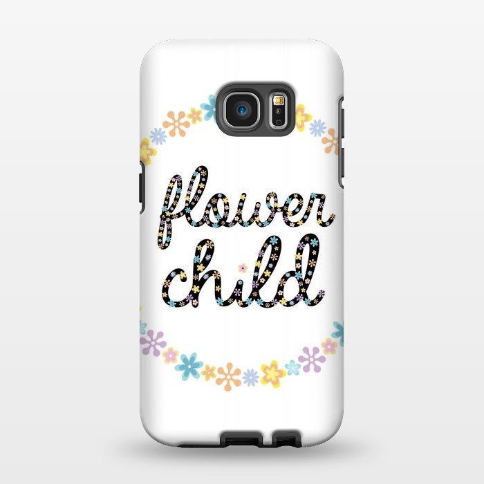 Galaxy S7 EDGE StrongFit Flower child by Laura Nagel