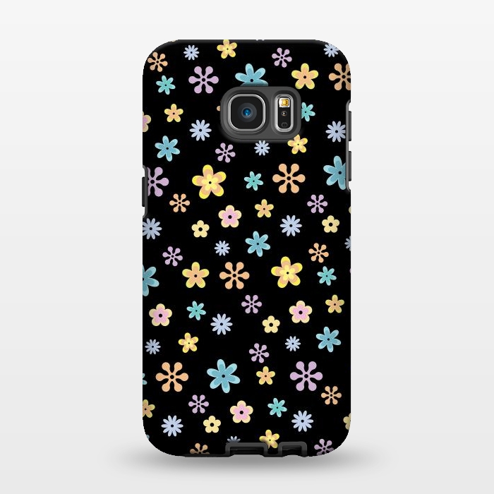 Galaxy S7 EDGE StrongFit Flowers by Laura Nagel