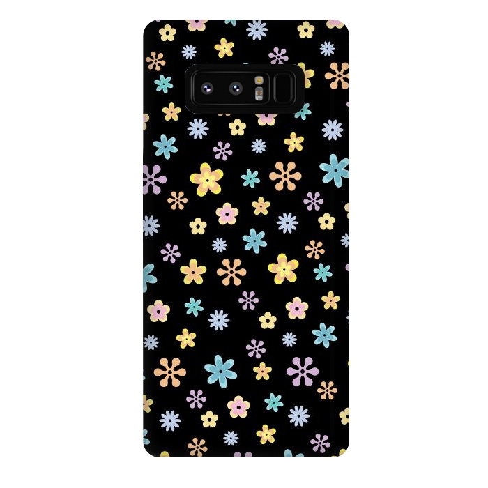 Galaxy Note 8 StrongFit Flowers by Laura Nagel
