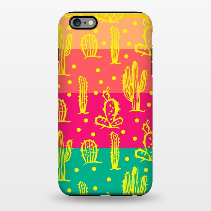 iPhone 6/6s plus StrongFit Cactus in Luminous Tones by Rossy Villarreal
