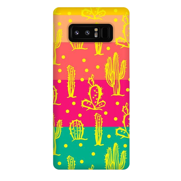 Galaxy Note 8 StrongFit Cactus in Luminous Tones by Rossy Villarreal